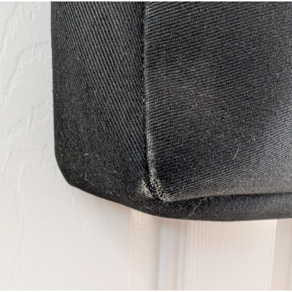 Lauren Ralph Lauren Canvas Shoulder Bag Black - Picture 7 of 14